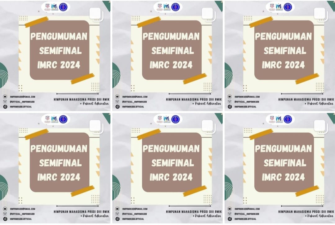 Bukti Lolos Semifinal IMRC 2024